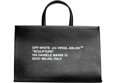 Off-White Medium Box Bag Black/White