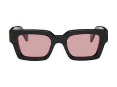 OFF-WHITE Virgil Square Frame Sunglasses Black/Red (OERI126C99PLA0011025)