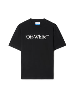 Bookish Casual T-Shirt Mit Großem Logo SCHWARZ
