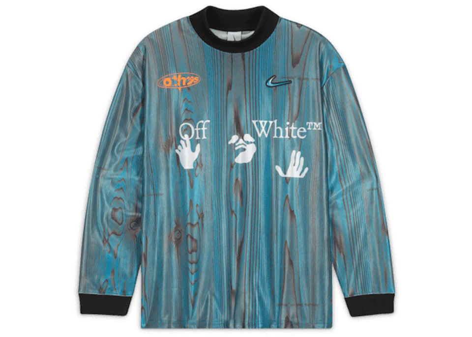 Off-White x Nike 001 Soccer Jersey (Asia Sizing) Blue