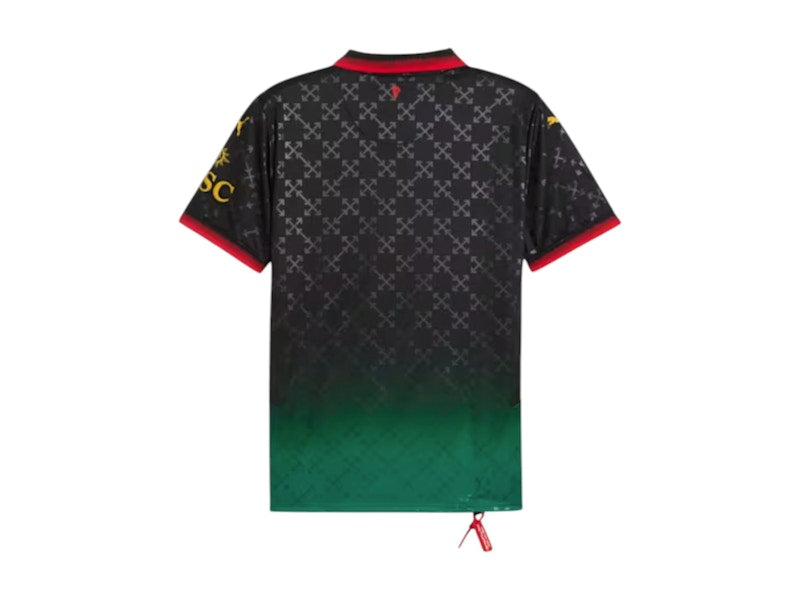 OFF-WHITE x Puma AC Milan Replica Jersey Black