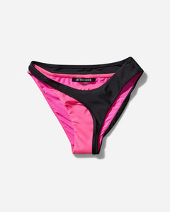 Ottolinger Women's Layered Bikini Bottom Pink / Black