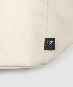 Gymshark Weight Plate Oversized Tote Oat White