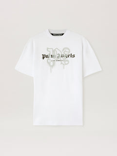 LA MONOGRAM SPRAY T-Shirt WHITE