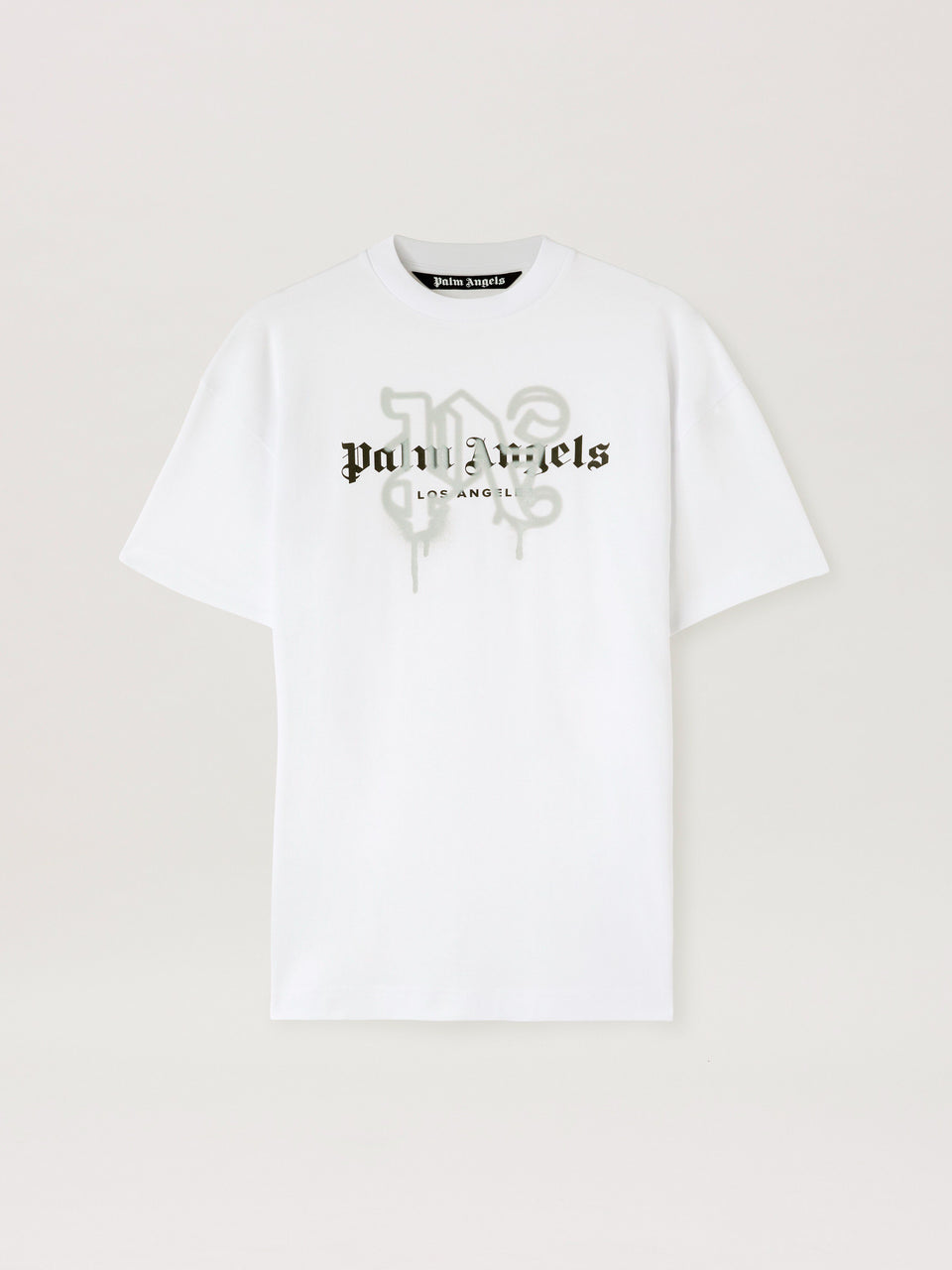 LA MONOGRAM SPRAY T-Shirt WHITE