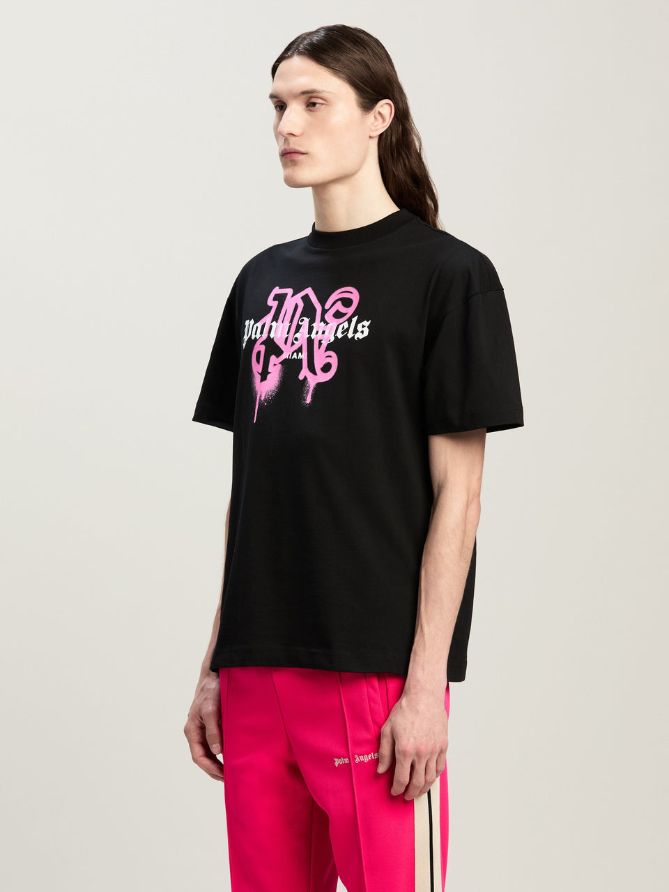 Monogram Spray City T-Shirt MIAMI BLACK