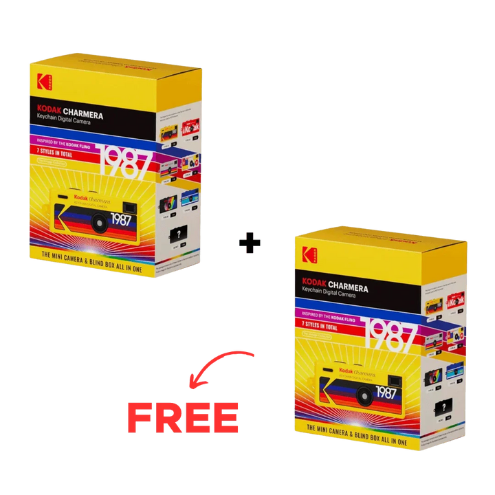 BUY 1 GET 1 FREE - Kodak Charmera Keychain Digital Camera Blind Box Collection