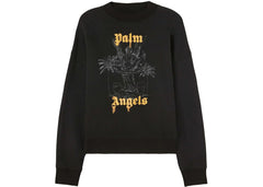 Palm Angels Palms Pencil Crew Sweatshirt Black