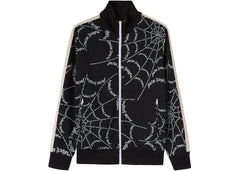 Palm Angels Spider Web Classic Track Jacket Black/White