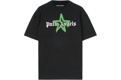 Palm Angels Star Sprayed T-Shirt Black/Green