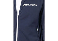 Palm Angels Track Jacket Navy Blue/White/Black Ss22
