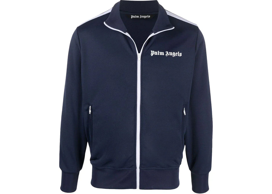 Palm Angels Track Jacket Navy Blue/White/Black Ss22