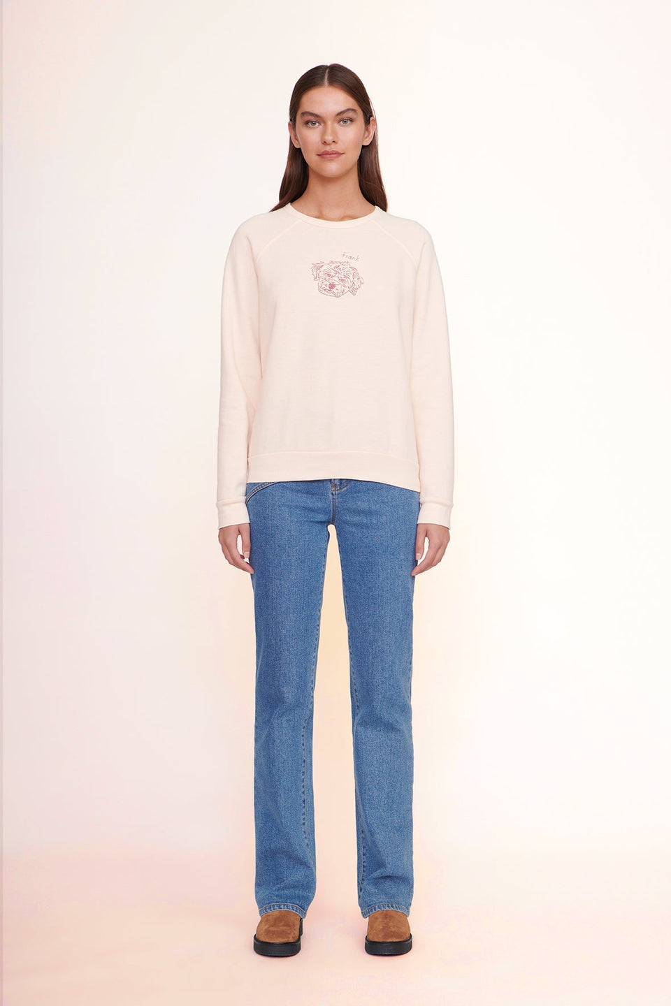 CUSTOM STAUD x C.BONZ SWEATSHIRT PINK
