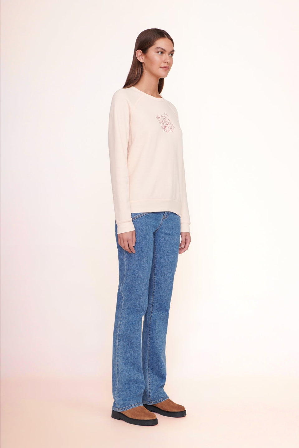 CUSTOM STAUD x C.BONZ SWEATSHIRT PINK