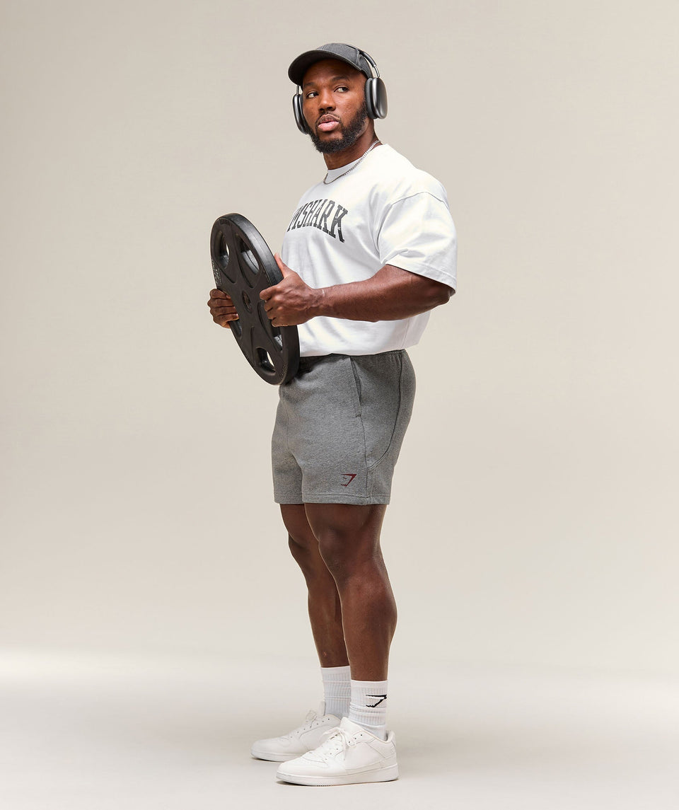 Gymshark Power 5" Shorts Charcoal Core Marl