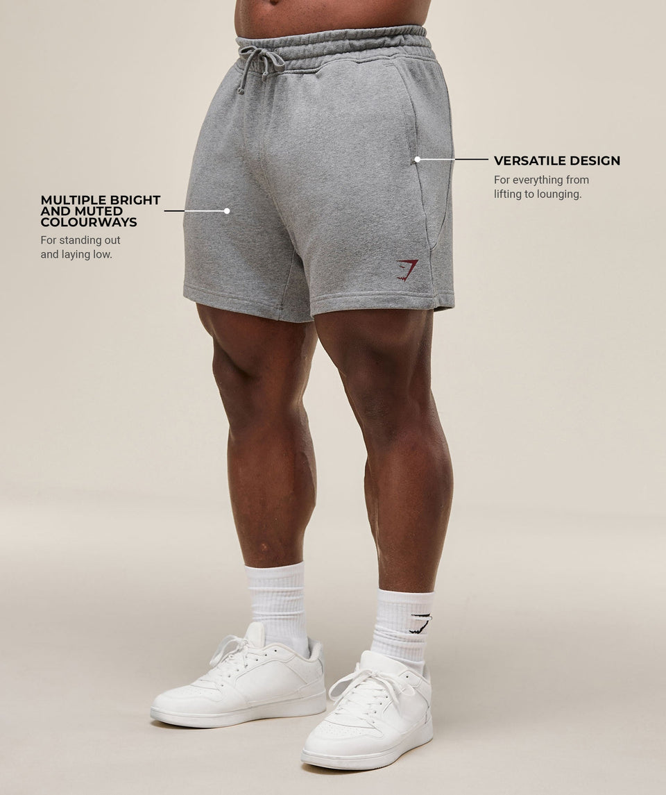 Gymshark Power 5" Shorts Charcoal Core Marl