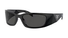 Prada A14S 1AB5S0 Plastic Butterfly Grey Lens Sunglasses Black