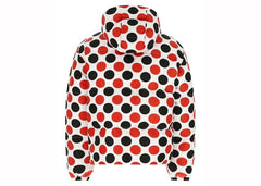 Prada Logo Plaque All-Over Printed Jacket White/Red/Black