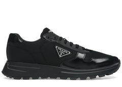 Prada PRAX 01 Sneakers Re-Nylon Brushed Leather Black Black