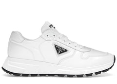 Prada PRAX 01 Sneakers Re-Nylon Brushed Leather White Black