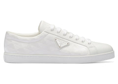 Prada PRAX 01 Sneakers Re-Nylon Brushed Leather White