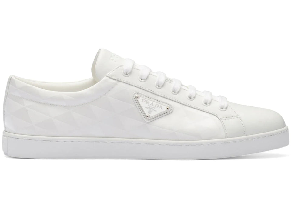 Prada PRAX 01 Sneakers Re-Nylon Brushed Leather White