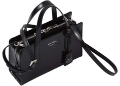 Prada Re-Edition 1995 Brushed-Leather Mini Handbag Black