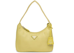 Prada Re-Edition 2000 Nylon Bag Mini Pineapple Yellow