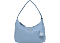 Prada Re-Edition 2000 Re-Nylon Mini Bag Celeste