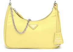 Prada Re-Edition 2005 Nylon Bag Lemon Yellow