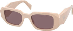 Prada Rectangle Sunglasses Pink (PR17WS-VYJ6X1-49)
