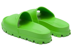 Prada Rubber Slides Apple Green (Men's)