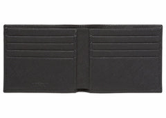 Prada Saffiano Leather Bi-Fold Wallet Black