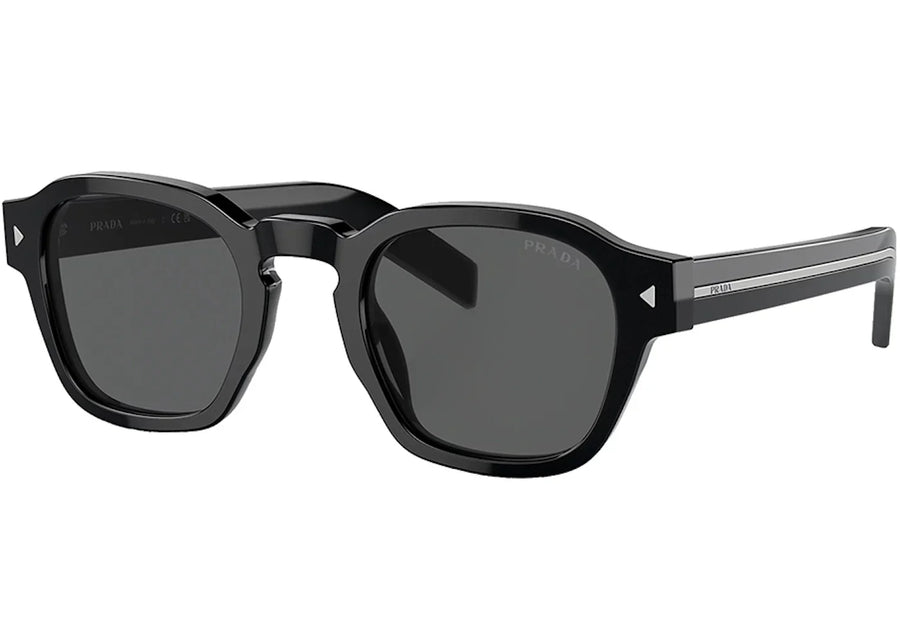 Prada Square Sunglasses Black Pr_A16S_16K731_49Mm