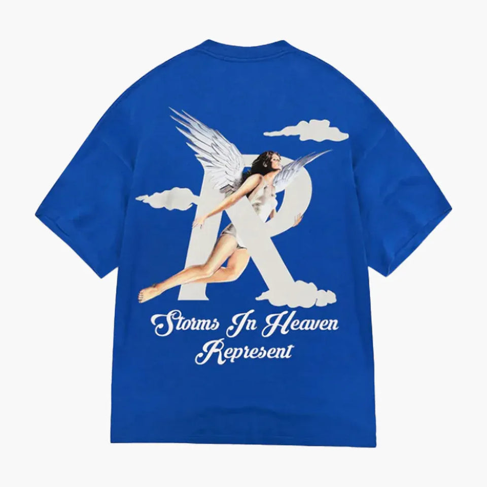 Represent Storms In Heaven T-Shirt Cobalt