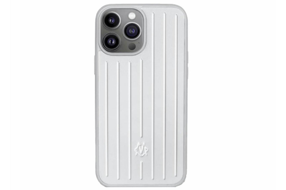 Rimowa iPhone 13 Pro Max Aluminium Cover Silver
