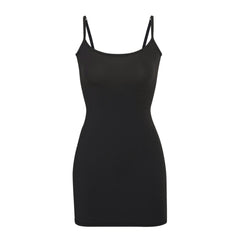 Skims Fits Everybody Slip Dress Onyx