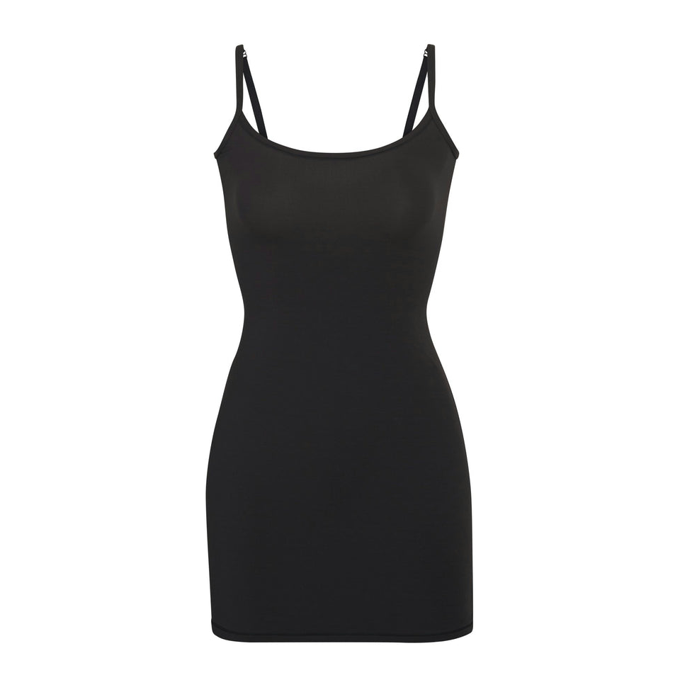 Skims Fits Everybody Slip Dress Onyx