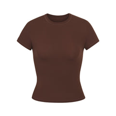 SKIMS FITS EVERYBODY T-SHIRT COCOA