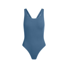 SKIMS COTTON JERSEY MUSCLE BODYSUIT