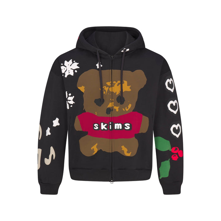 Cactus Plant Flea Market X Skims Heavyweight Fleece Relaxed Zip Up Hoodie