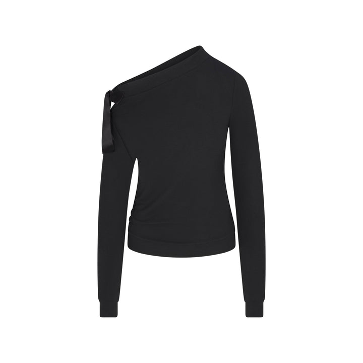 SKIMS CLOUD OFF THE SHOULDER TOP | ONYX