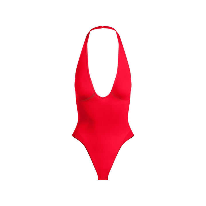 Seamless Sculpt Deep Plunge Thong Bodysuit
