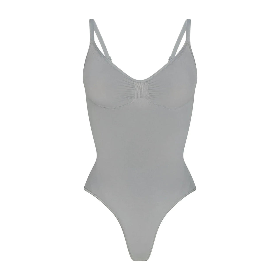 Skims Seamless Sculpt Thong Bodysuit Pacific