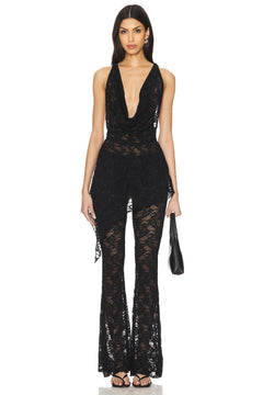 superdown Colson Pant Set in Black