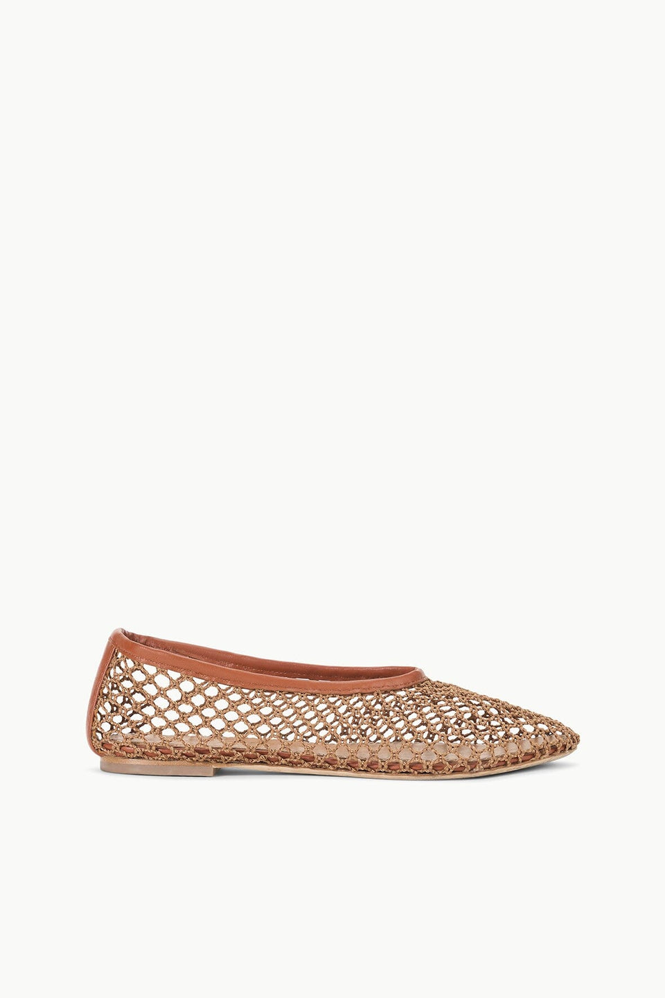 ALBA BALLET FLAT TAN NETTING