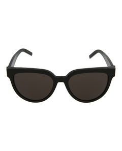 Saint Laurent Cat-Eye Sunglasses Black/Black/Black (SLM28-30006132-001)