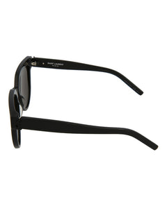 Saint Laurent Cat-Eye Sunglasses Black/Black/Black (SLM28-30006132-001)