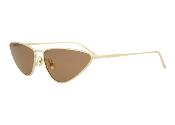 Saint Laurent Cat Eye Sunglasses Gold/Brown (SL487-30011583-003)