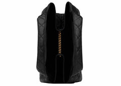 Saint Laurent Icare Maxi Shopping Bag Quilted Lambskin Black